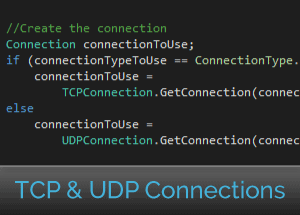 TCP &amp; UDP connections using network library