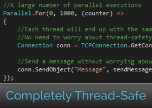 Completely thread-safe API